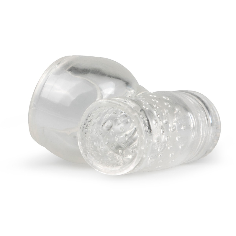 masturbator wand attachment clear 2