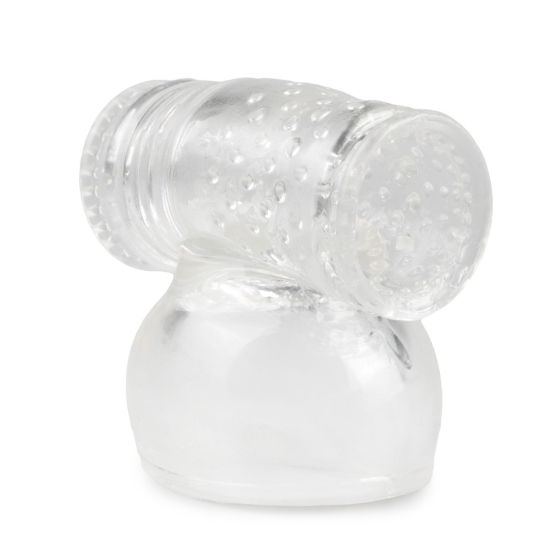 masturbator wand attachment clear