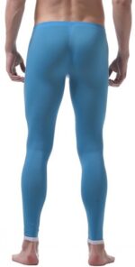 men ice silk pajama pants soft underwears blue 2