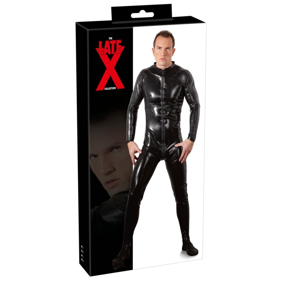 men s latex jumpsuit 1