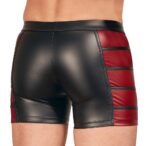 men s pants black red 1