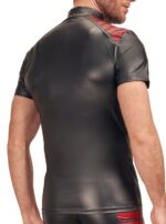 men s shirt black red 1