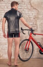 men s shirt black red 6
