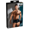 men s vinyl pants black 2
