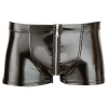 men s vinyl pants black 3