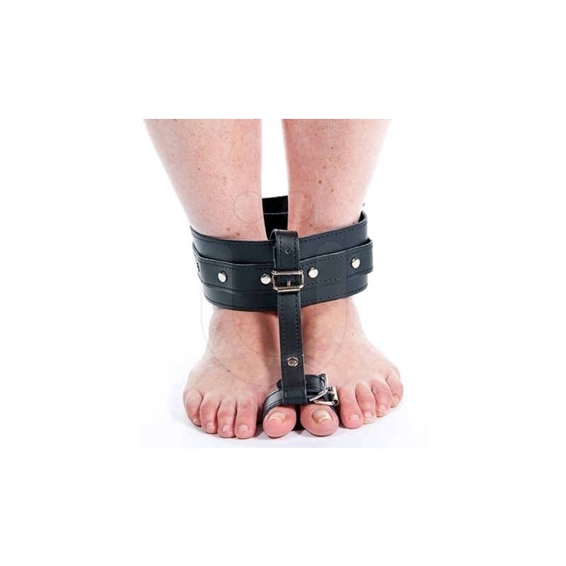 menotte de chevilles avec attache orteils