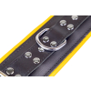 menotte pour pied en cuir rembourre noirjaune 6 scaled