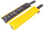 menotte pour pied en cuir rembourre noirjaune 7 scaled