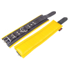 menotte pour pied en cuir rembourre noirjaune 7 scaled