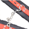 menottes avec fourrure noires rouges 6