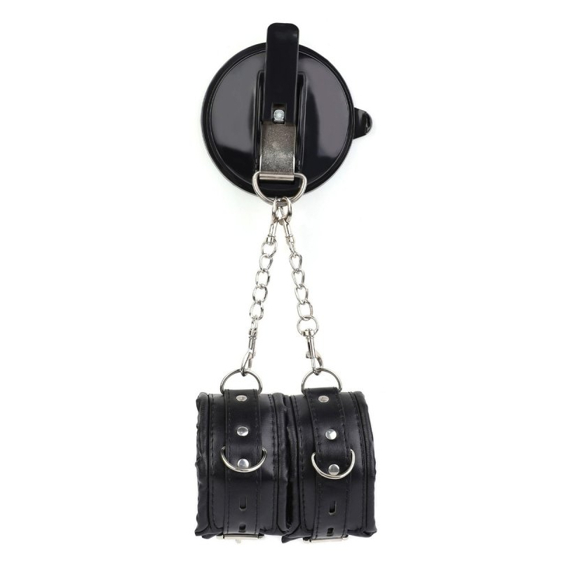 menottes avec ventouse strongcup noires