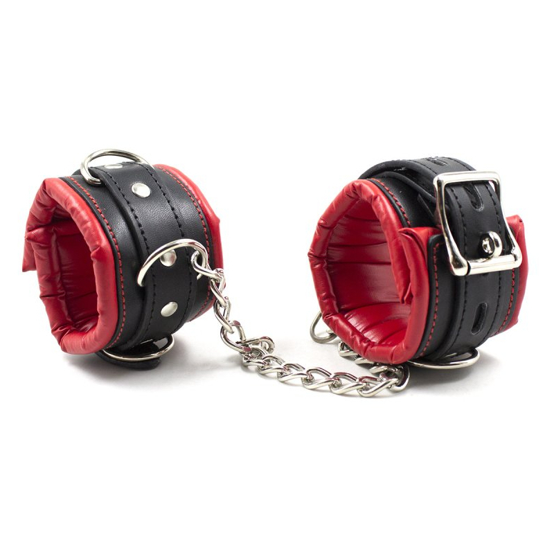 menottes avec ventouse strongcup rouges 1