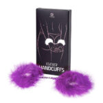 menottes boa feather violet 1