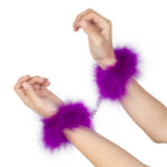 menottes boa feather violet 2