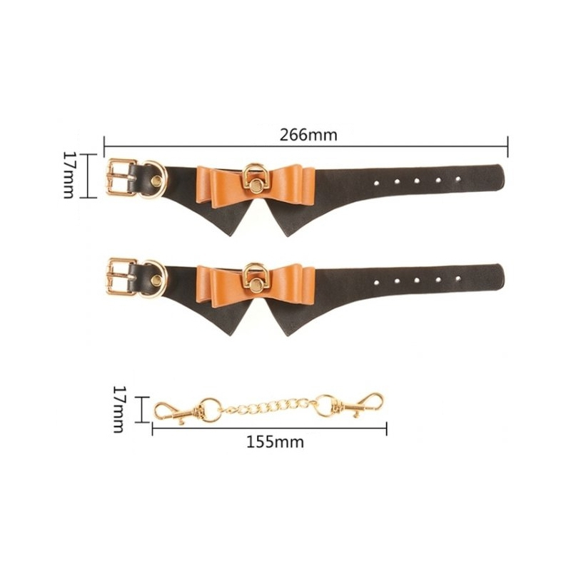 menottes butler noires et marron 5