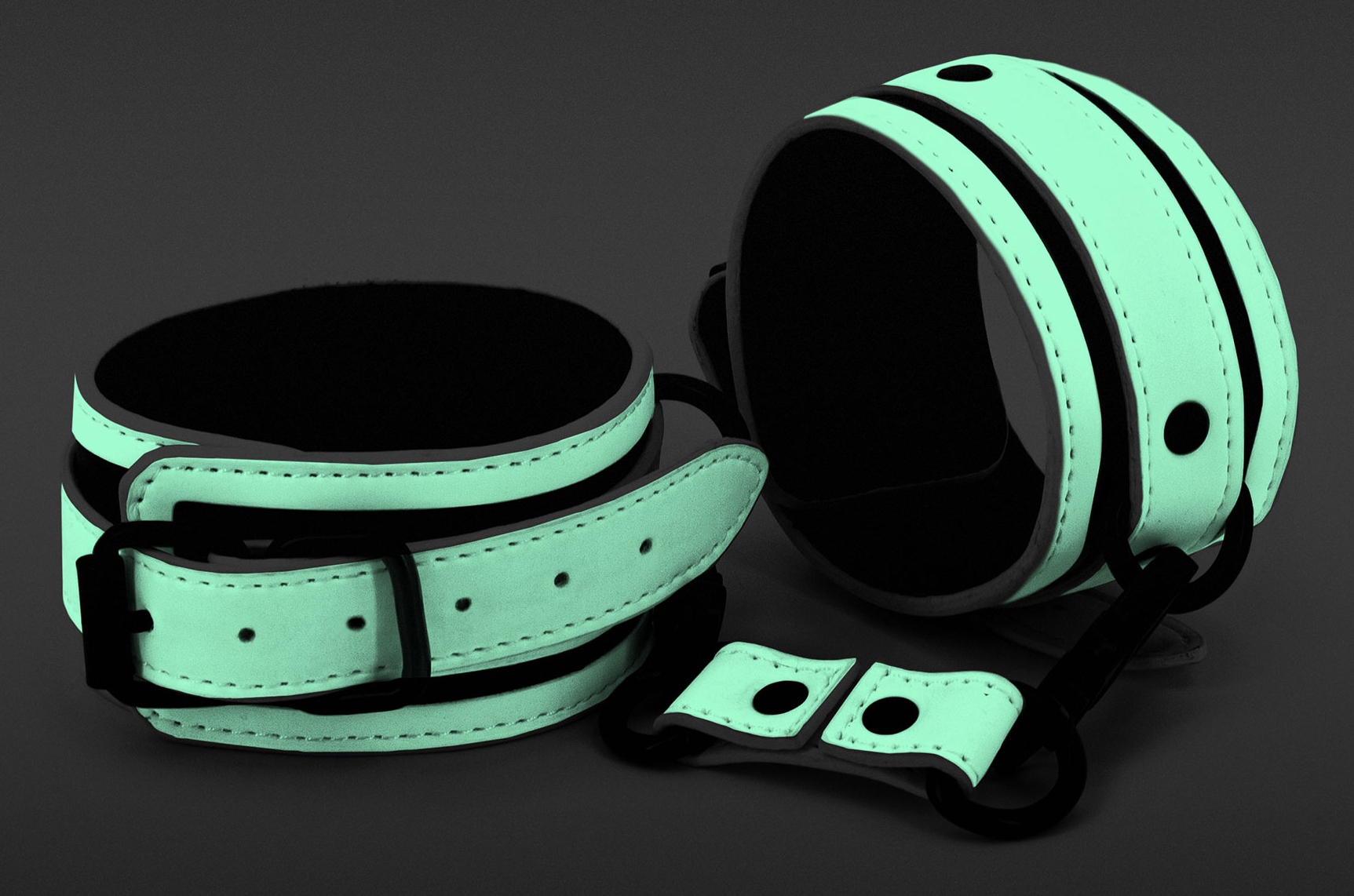 menottes de cheville fluorescentes glo