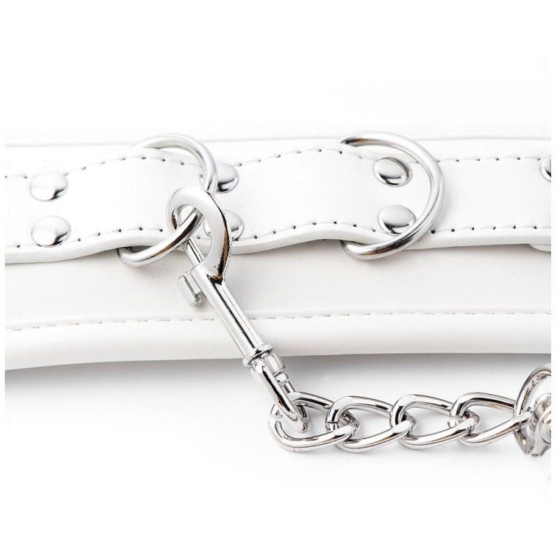 menottes de chevilles cuff bomb blanches 1 6