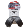 menottes de chevilles en cuir 5cm noir 1