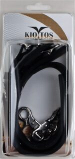 menottes de chevilles en silicone deluxe noir 1