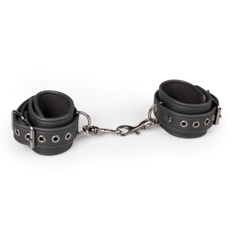 menottes de chevilles fetish noires 3