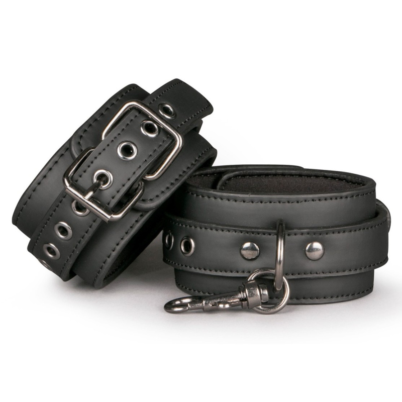 menottes de chevilles fetish noires