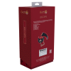 menottes de chevilles milan noir et rouge 2