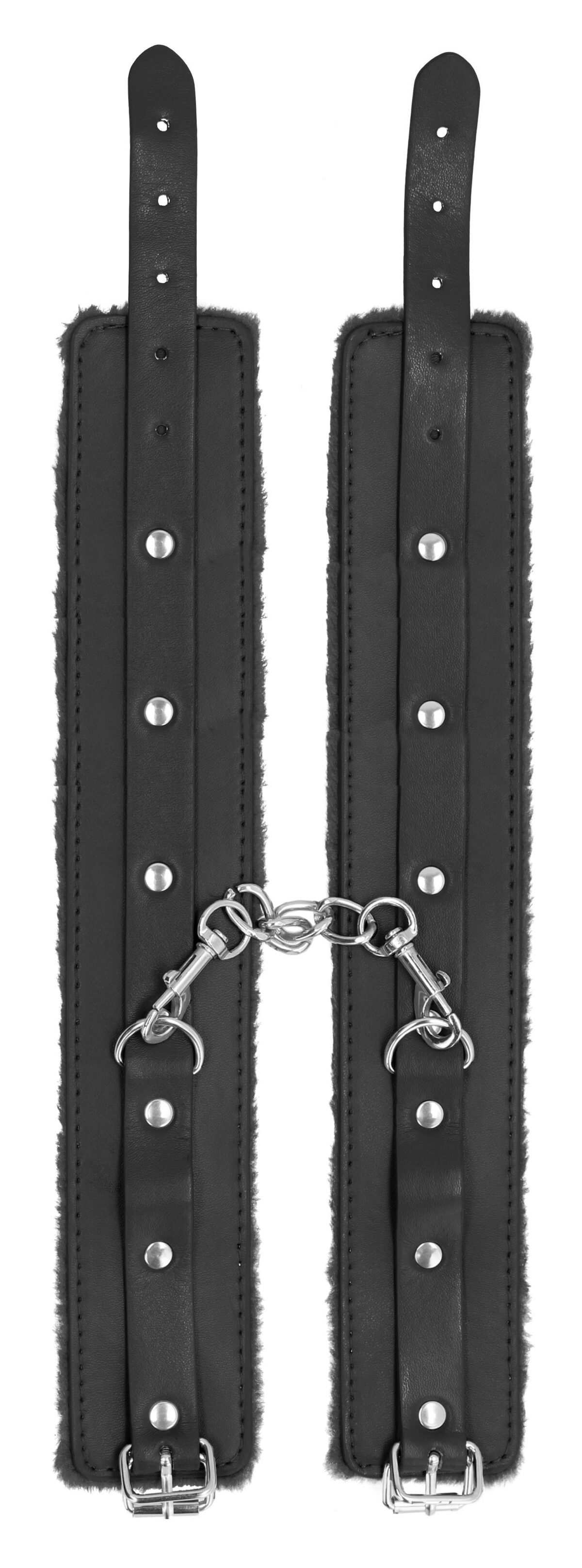 menottes de chevilles plush noir 2 scaled