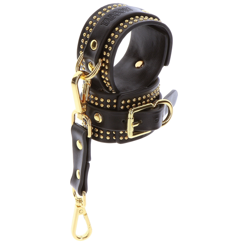 menottes de chevilles studded vogue noires 4
