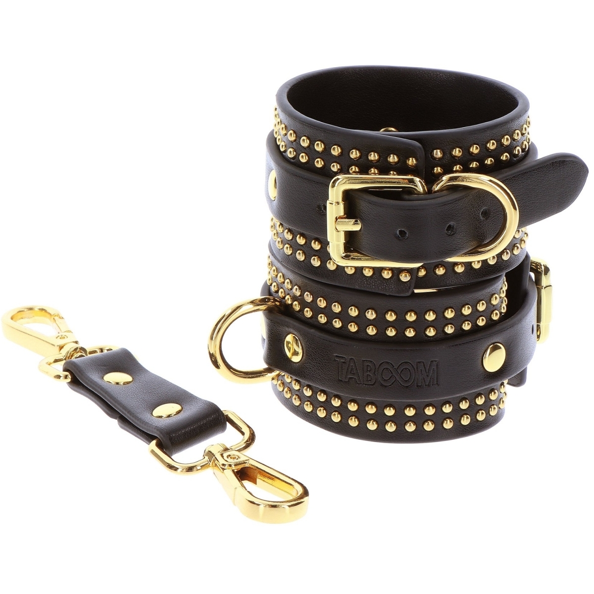 menottes de chevilles studded vogue noires 5