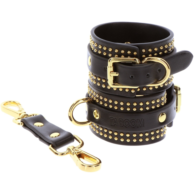 menottes de chevilles studded vogue noires 5