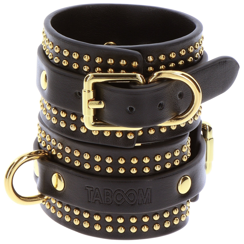 menottes de chevilles studded vogue noires 6