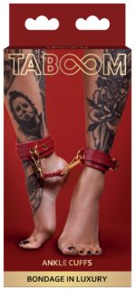 menottes de chevilles taboom rouges 1