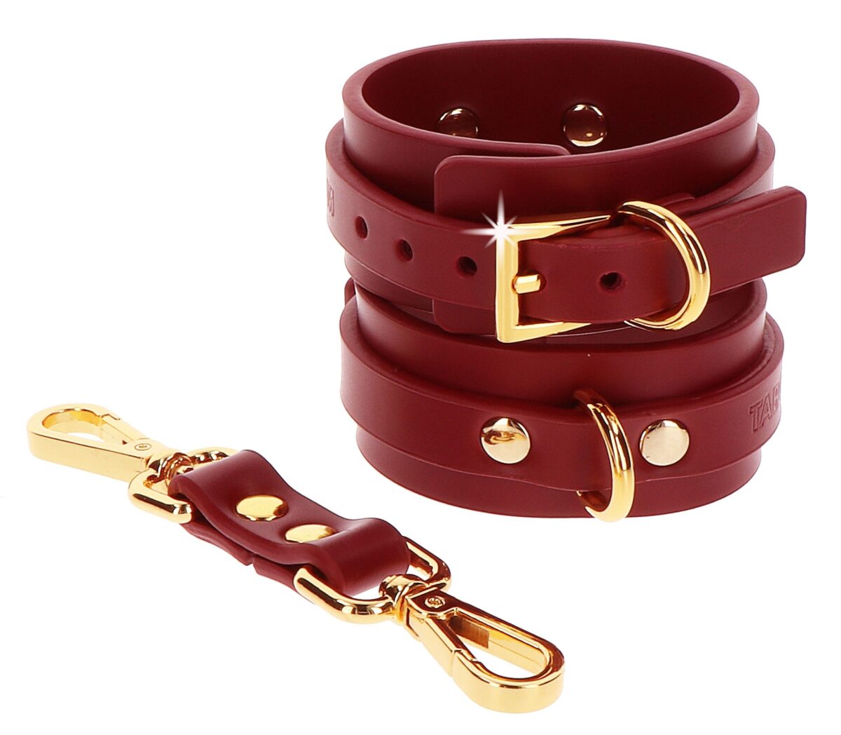 menottes de chevilles taboom rouges 3