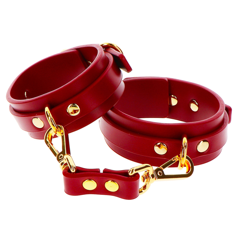 menottes de chevilles taboom rouges