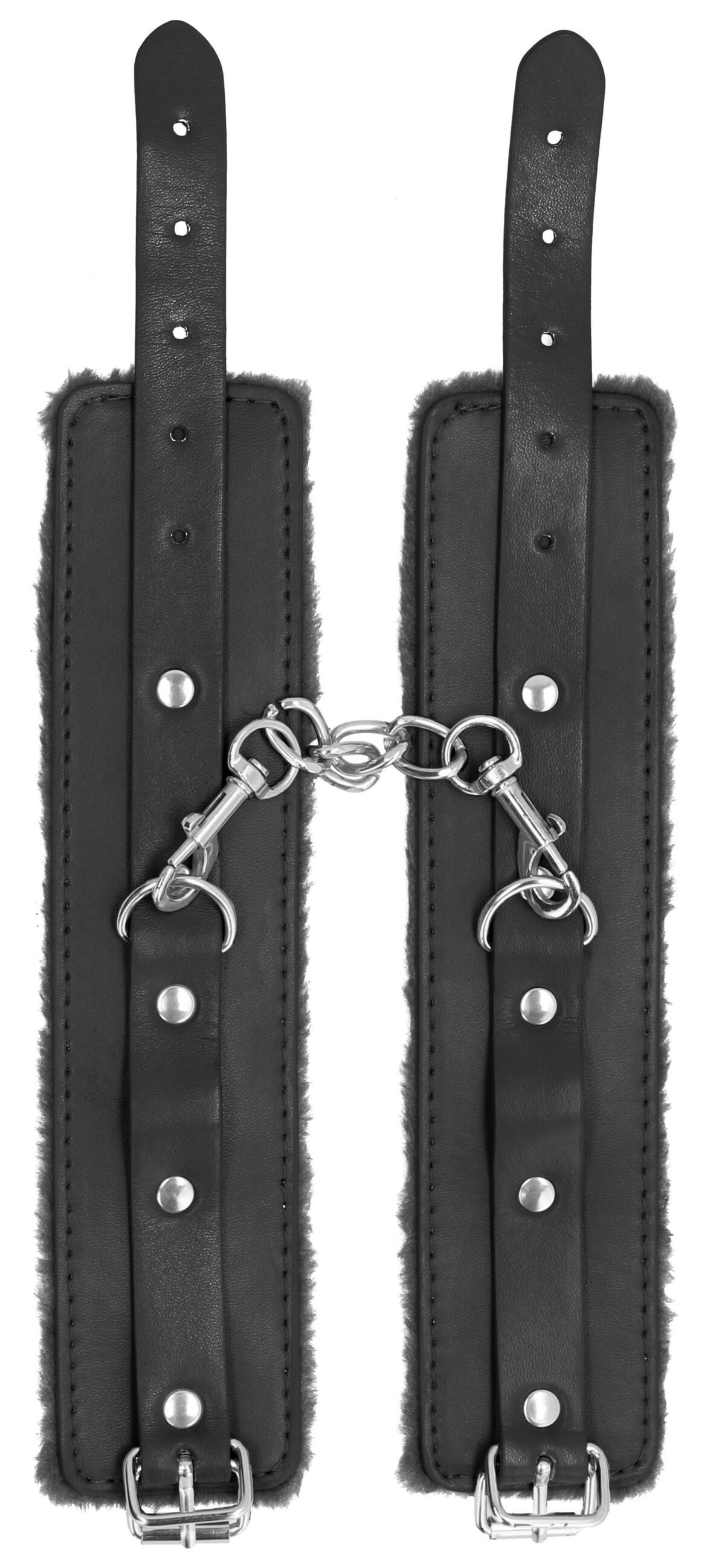 menottes de poignet plush noir 2 scaled