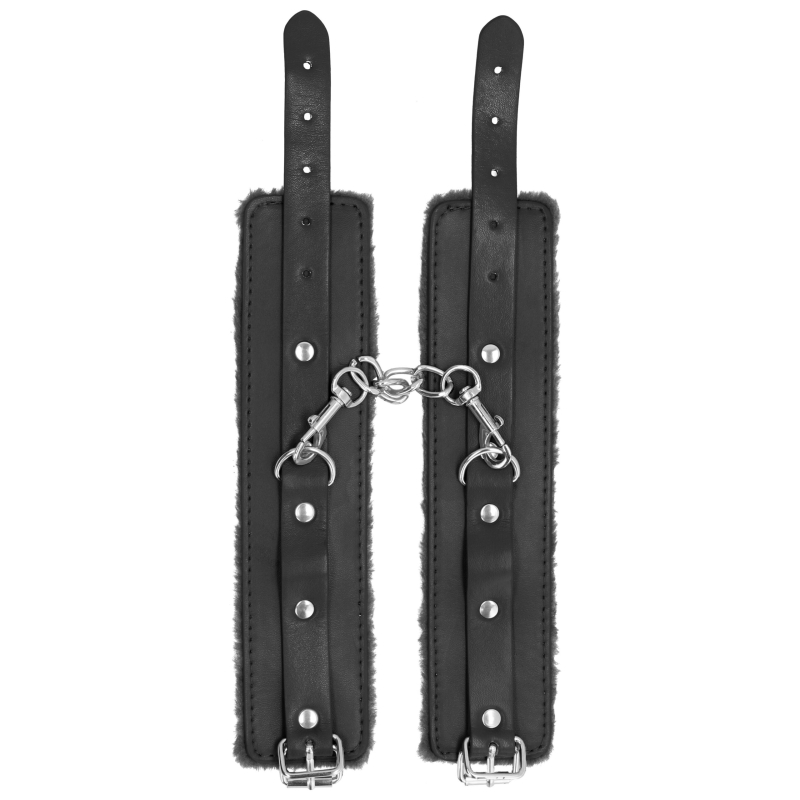 menottes de poignet plush noir 2 scaled