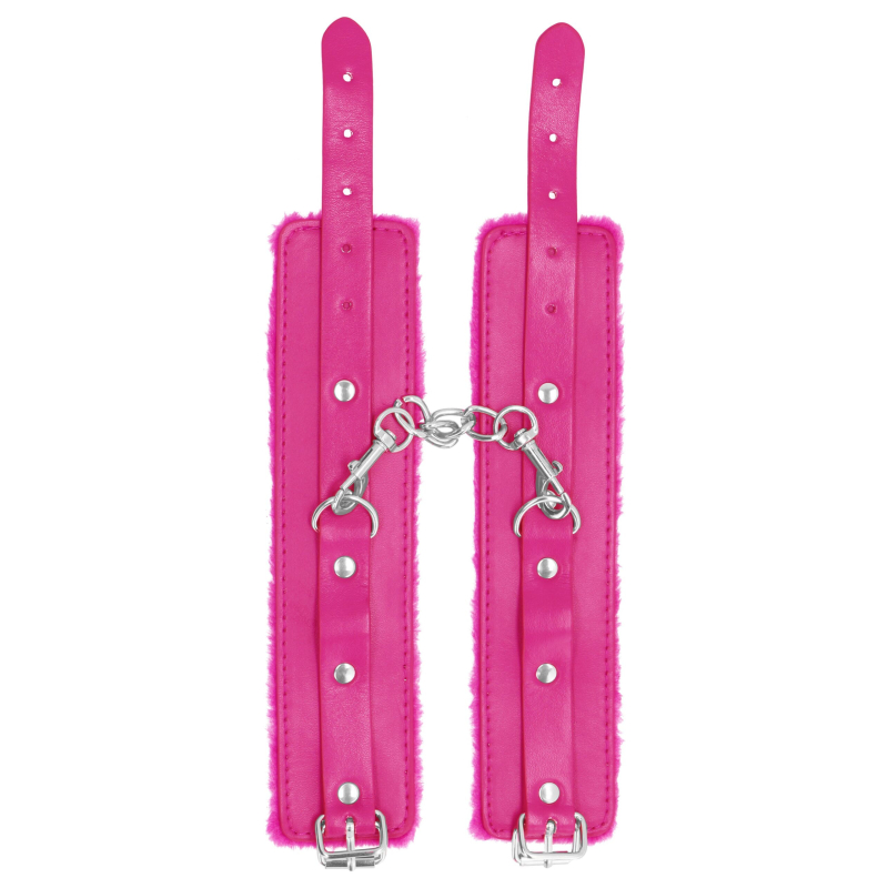 menottes de poignet plush rose 2 scaled