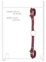 menottes de poignets avec anneaux halo rouge 3