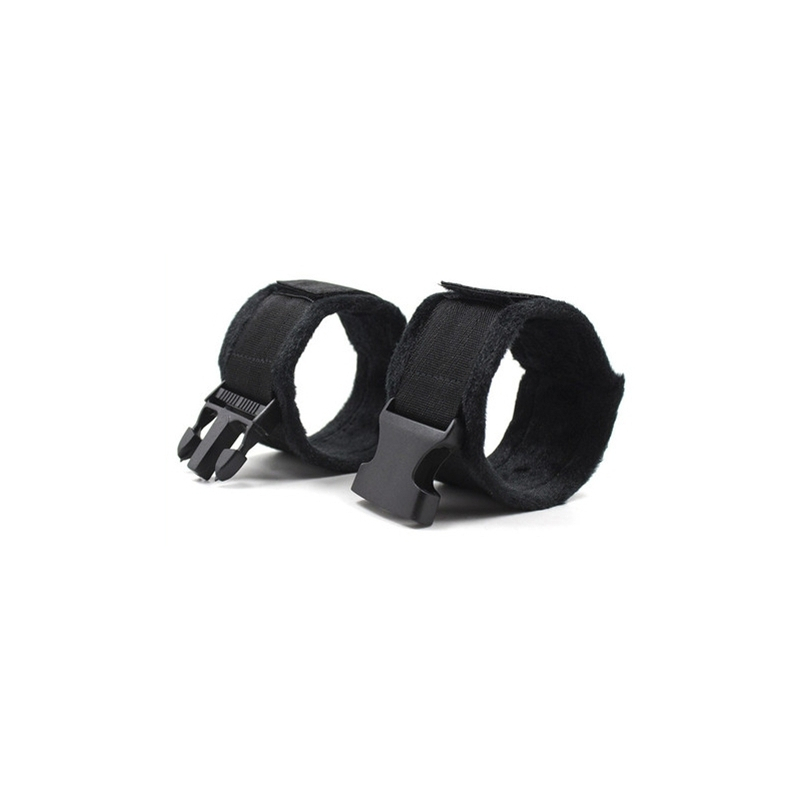 menottes de poignets buckle noir 1