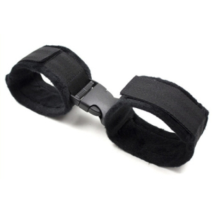 menottes de poignets buckle noir