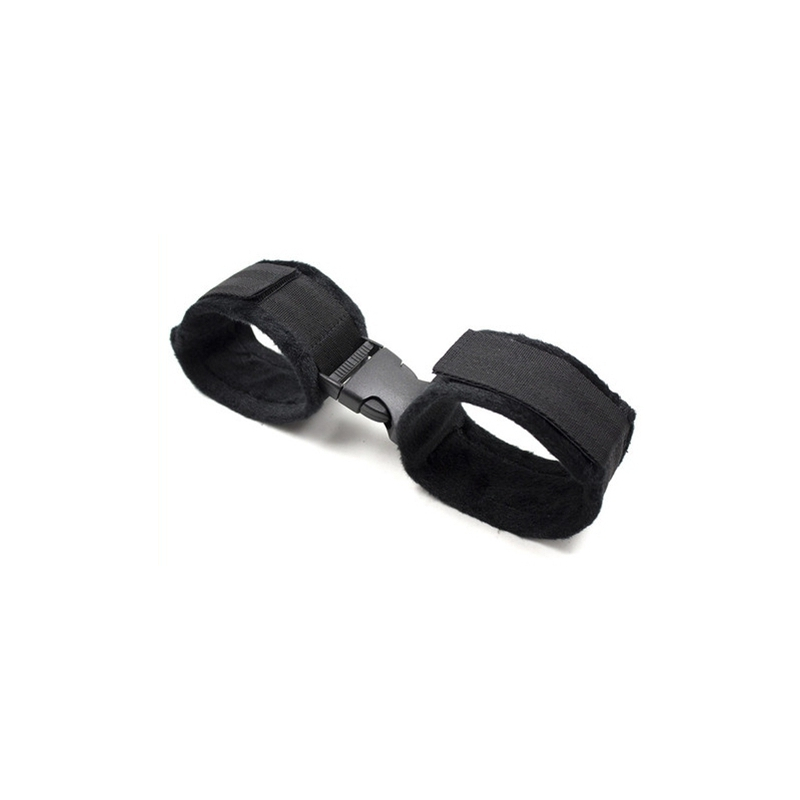 menottes de poignets buckle noir
