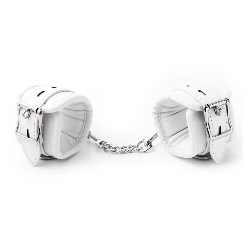menottes de poignets cuff bomb blanches 2