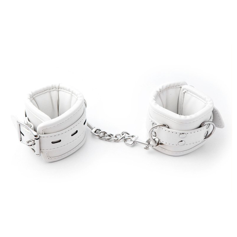 menottes de poignets cuff bomb blanches 3