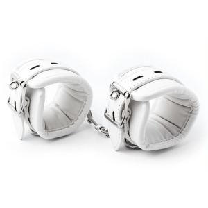 menottes de poignets cuff bomb blanches