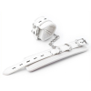 menottes de poignets cuff bomb blanches 4