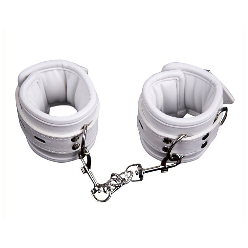 menottes de poignets cuff bomb blanches 5