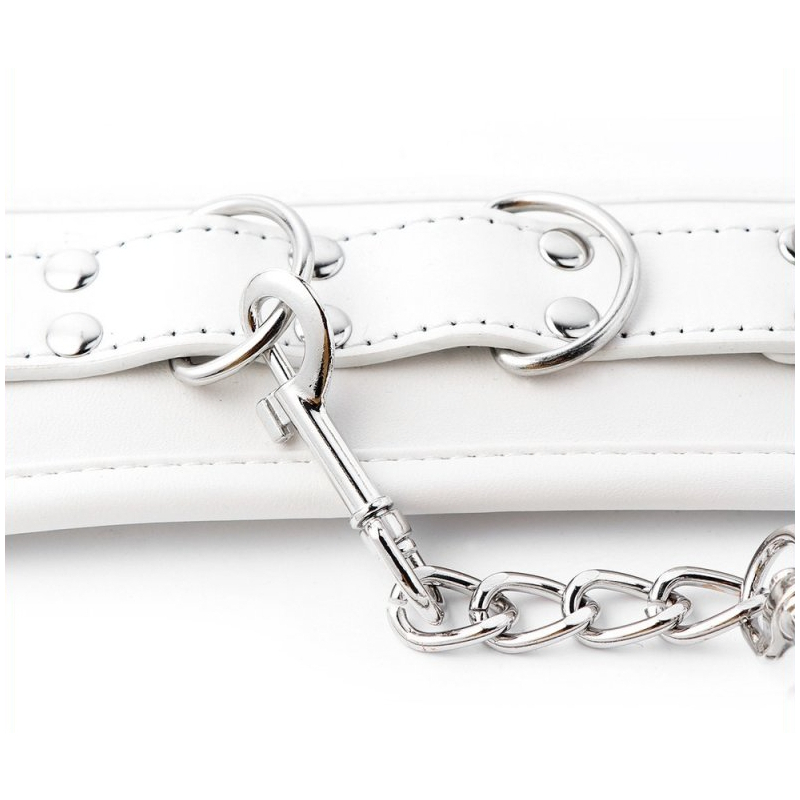 menottes de poignets cuff bomb blanches 6