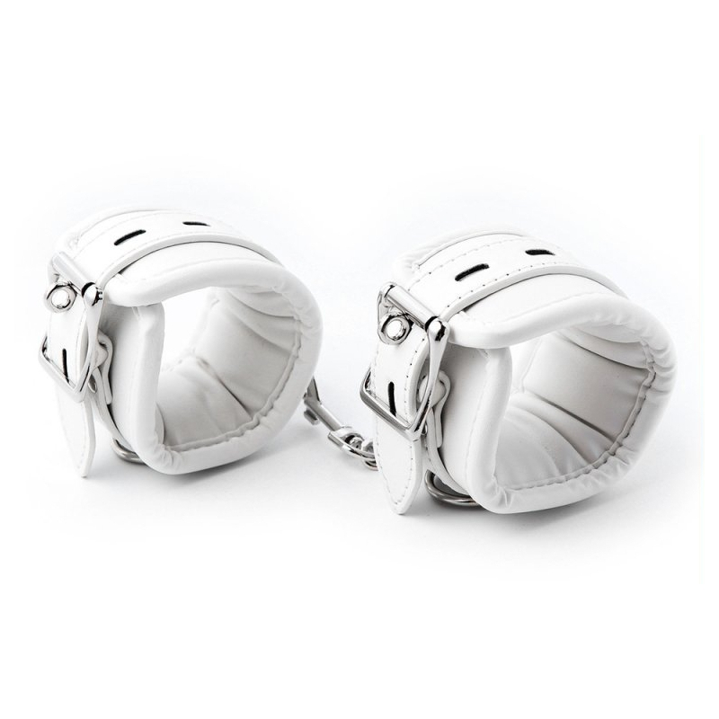menottes de poignets cuff bomb blanches