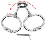 menottes de poignets en metal third strict 3