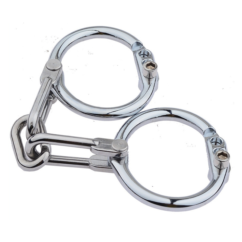 menottes de poignets en metal third strict 4